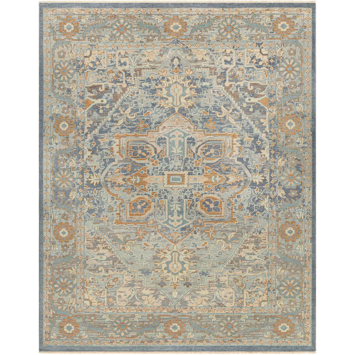 Surya CPP5034-811 Cappadocia 132 X 96 inch Pale Blue Rug, Rectangle