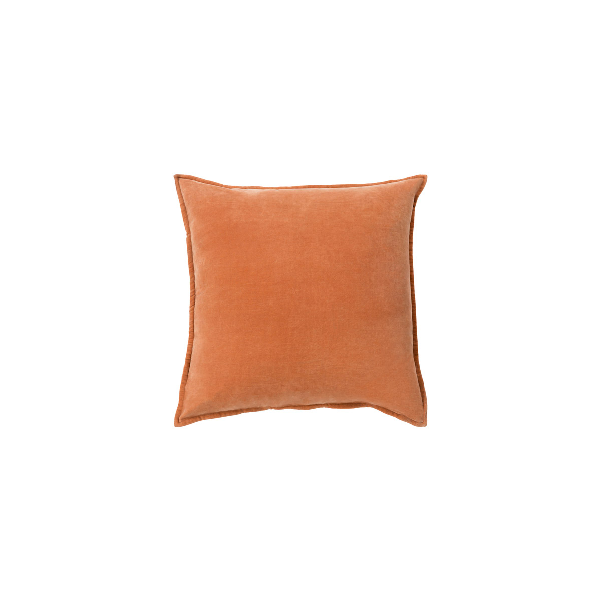 Surya CV002-2222P Cotton Velvet 22 X 22 inch Brown Pillow Kit, Square