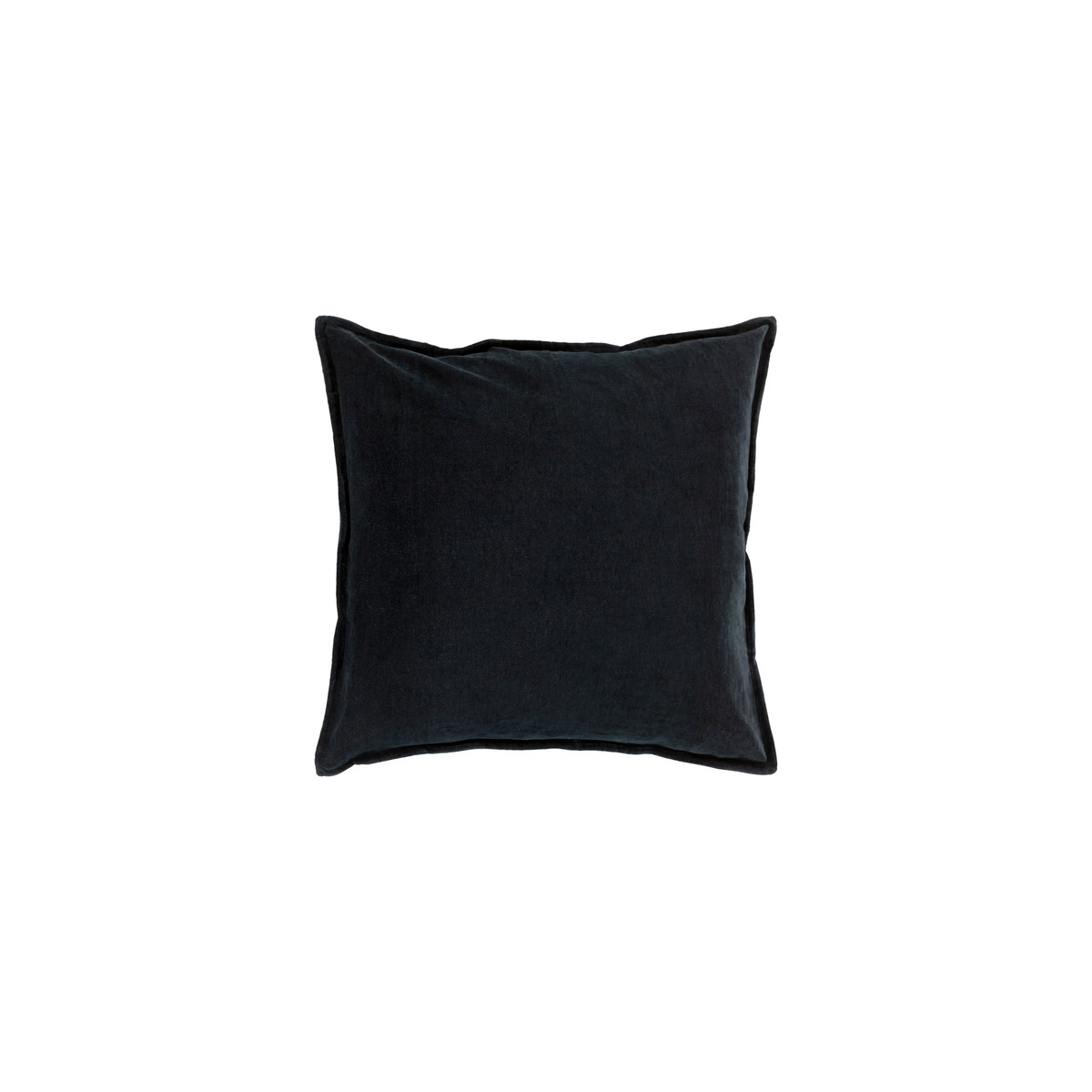 Surya CV012-2222P Cotton Velvet 22 X 22 inch Black Pillow Kit, Square