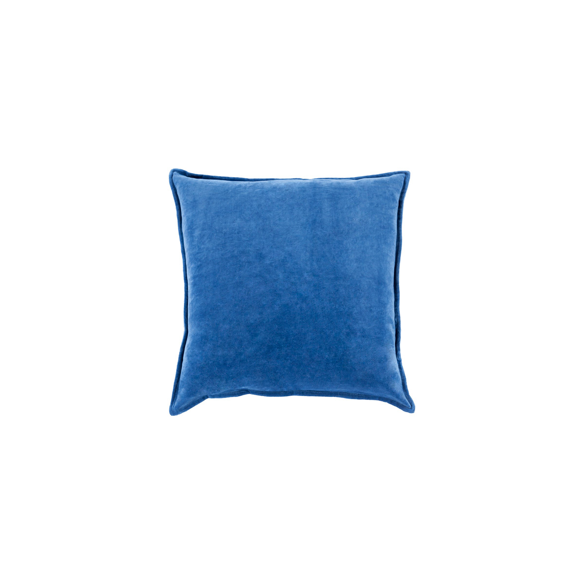 Surya CV014-2222P Cotton Velvet 22 X 22 inch Dark Blue Pillow Kit, Square