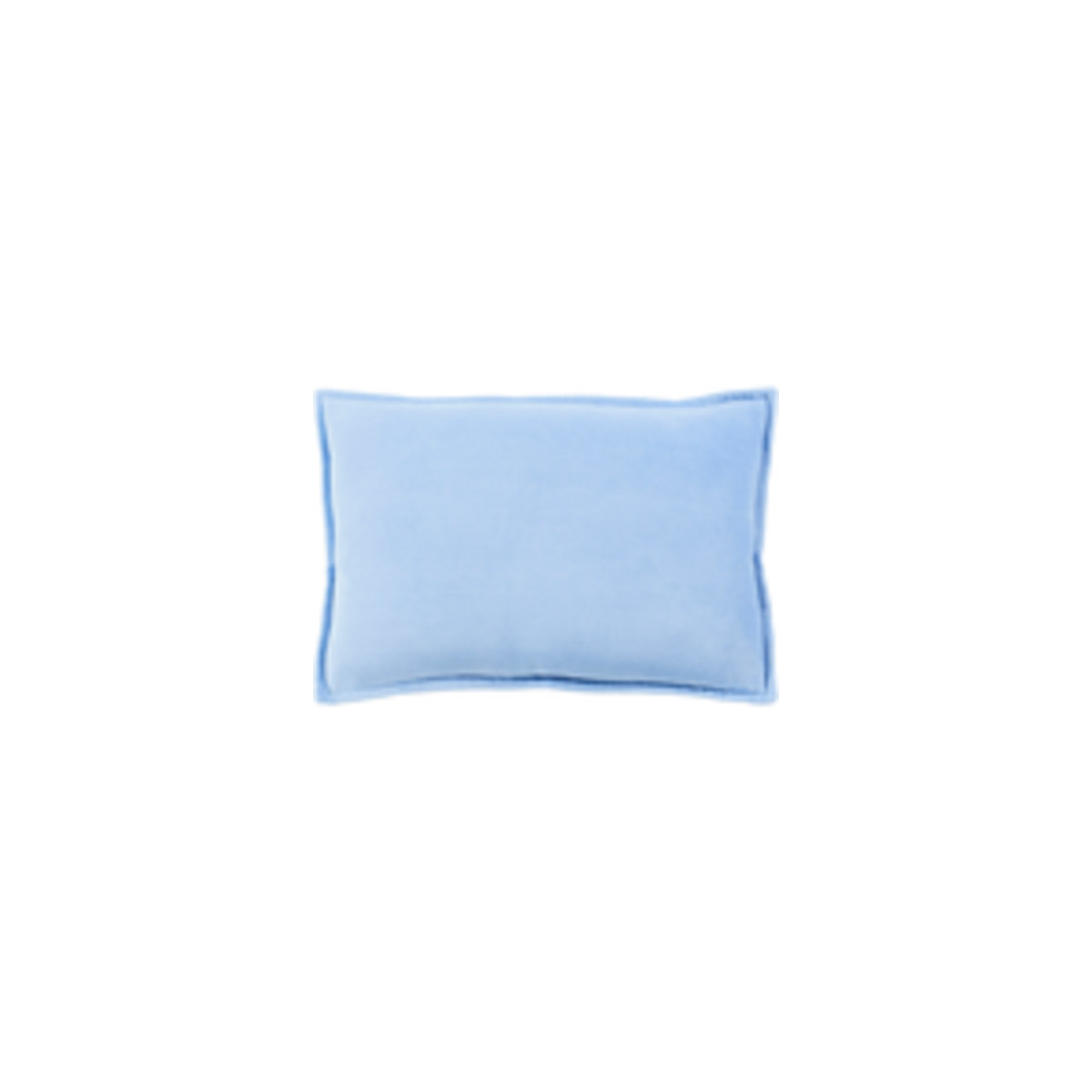 Surya CV015-1320P Cotton Velvet 19 X 19 inch Blue Pillow Kit in 13 x 20, Lumbar