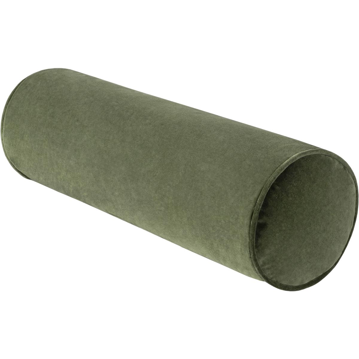 Surya CV056-721P Cotton Velvet 21 inch Medium Green Pillow Kit, Bolster