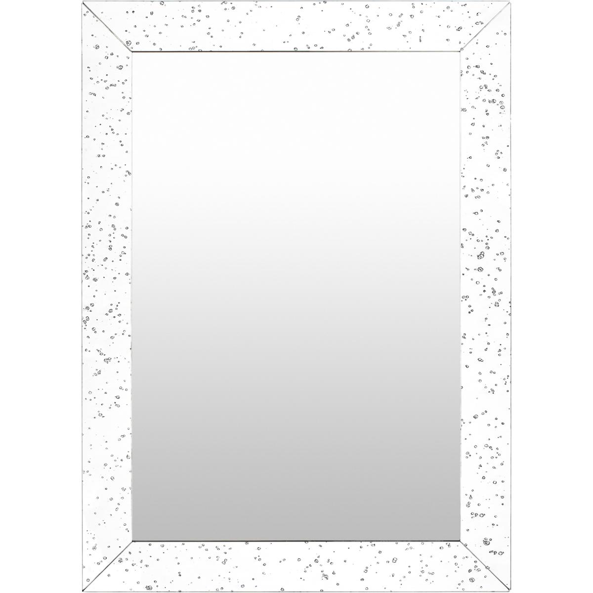 Surya CYA105-3224 Crystalline 32 X 24 inch Light Grey Mirror, Rectangle