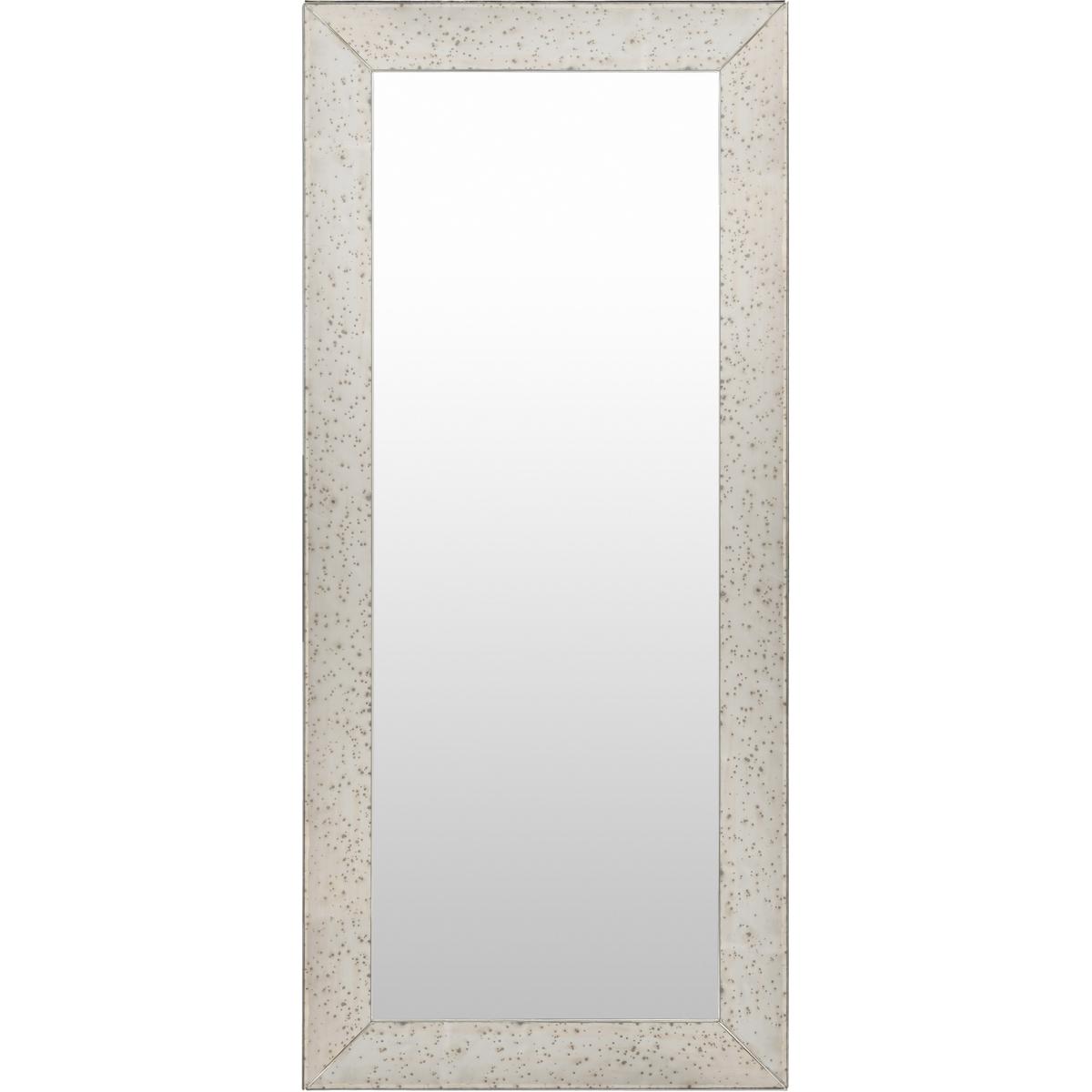 Surya CYA105-4420 Crystalline 44 X 20 inch Light Grey Mirror in Twin, Rectangle