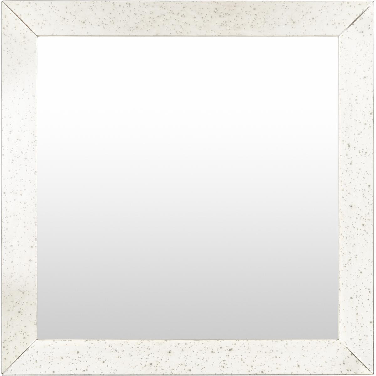 Surya CYA106-3030 Crystalline 30 X 30 inch Light Grey Mirror, Square