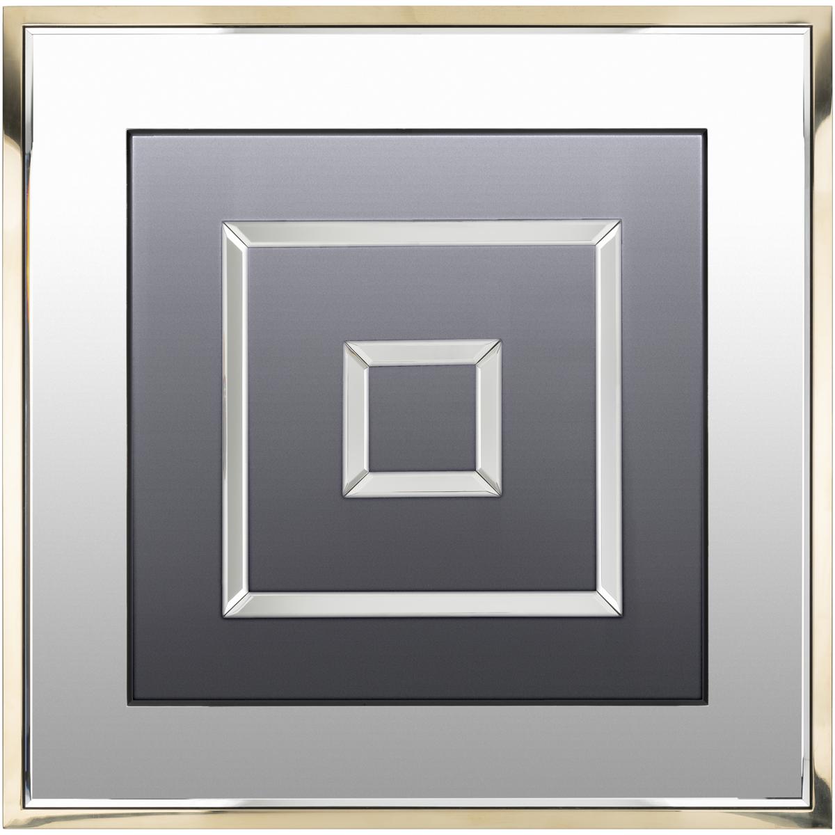Surya DEI001-3232 Madelina 31.5 X 31.5 inch Light Grey Mirror, Square