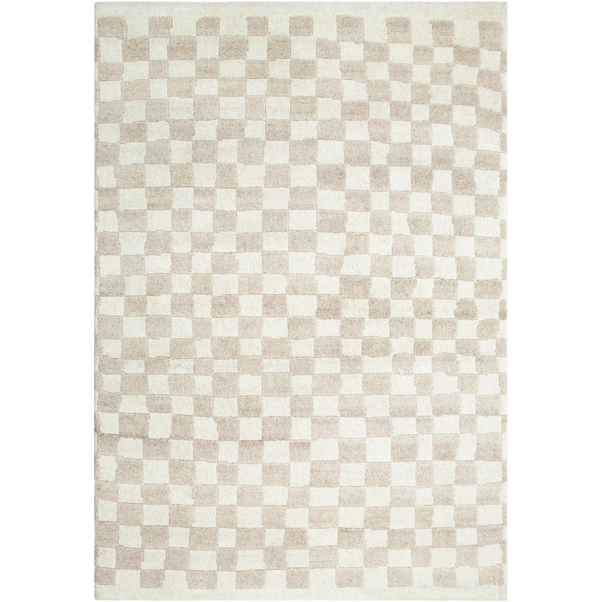 Surya DMI2303-1014 Damier 168 X 120 inch Ivory / Beige Handmade Rug in 10 x 14