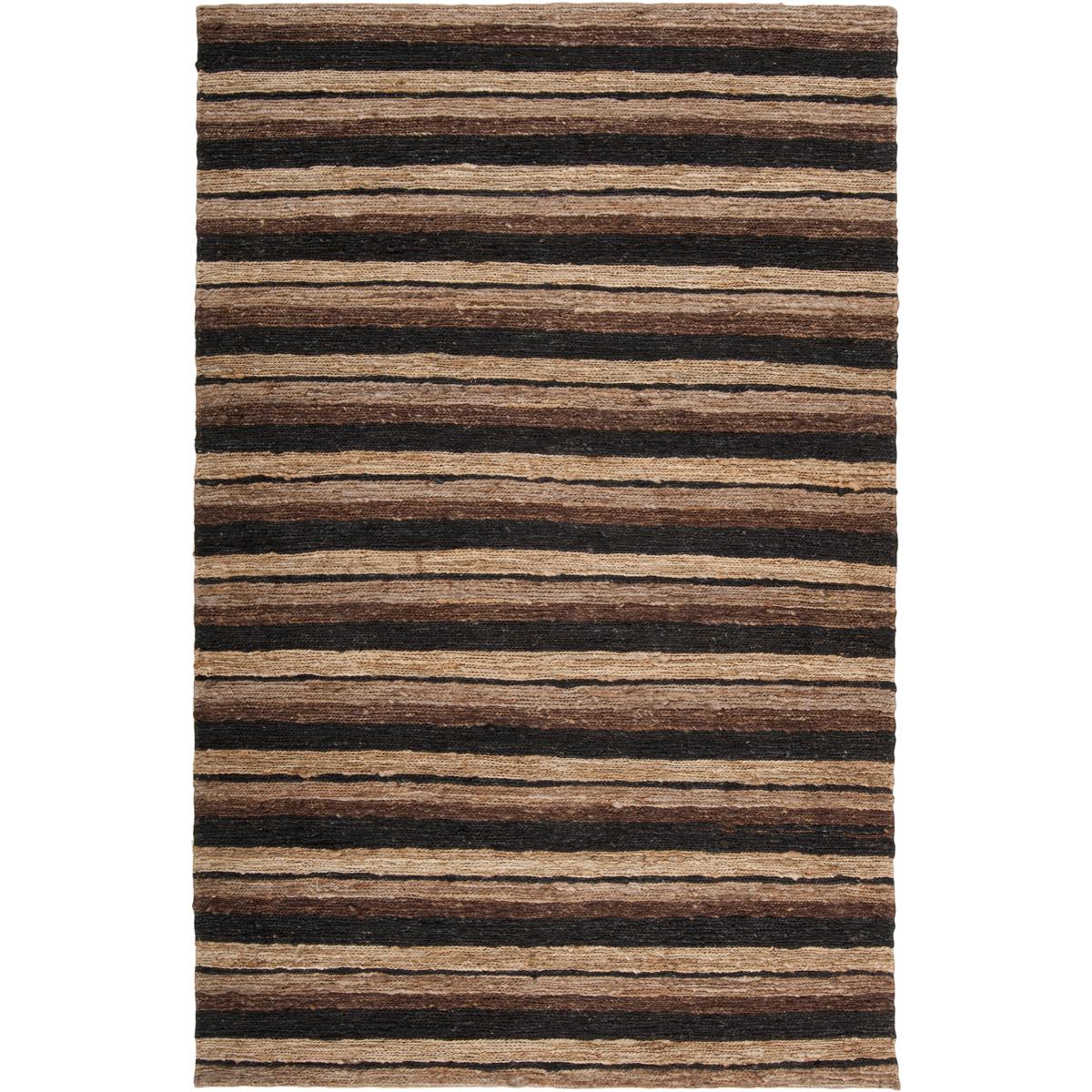 Surya DOC1025-23 Dominican 36 X 24 inch Dark Brown, Black, Wheat Rug