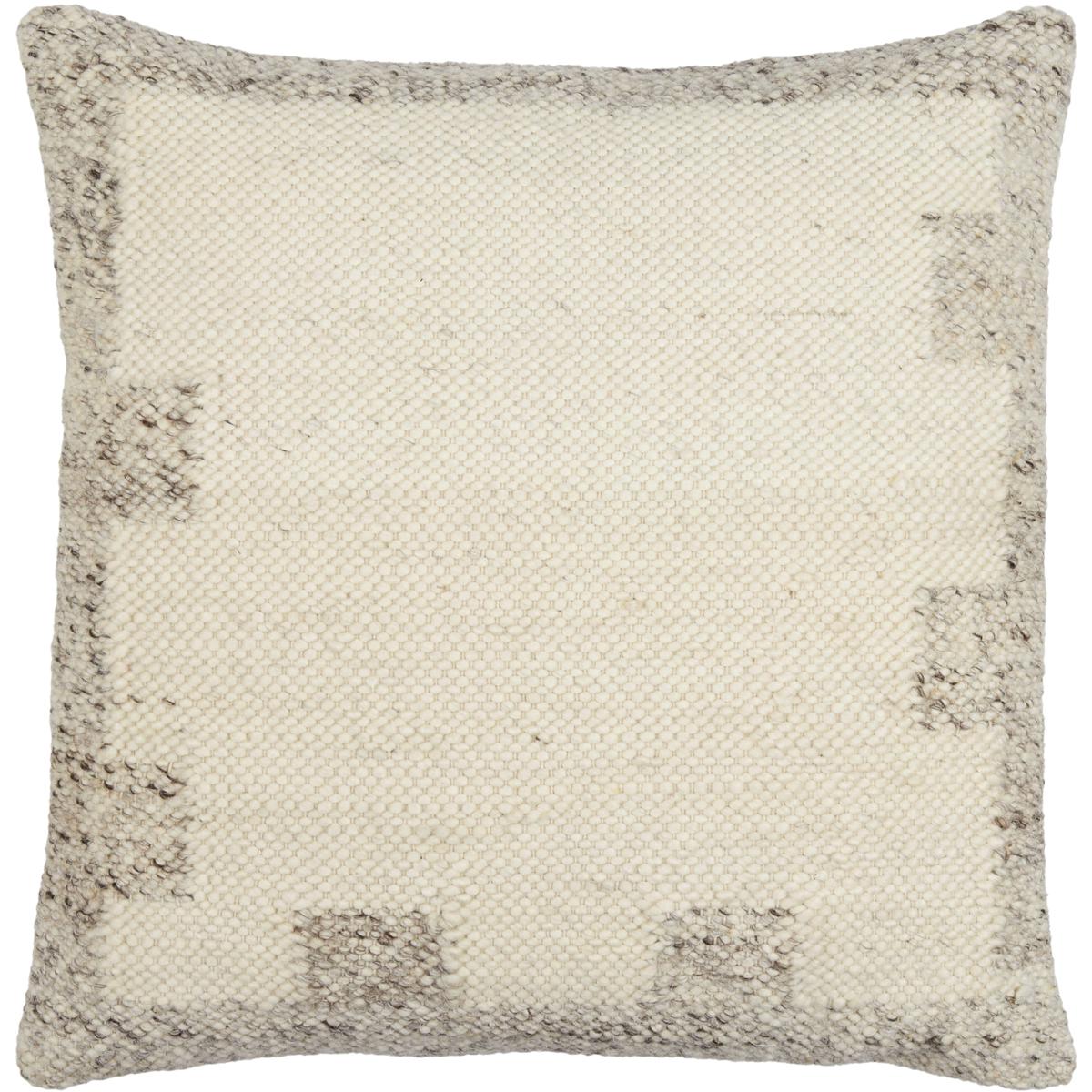 Surya DTP006-2222P Deccan Traps 22 X 22 inch Ivory Accent Pillow