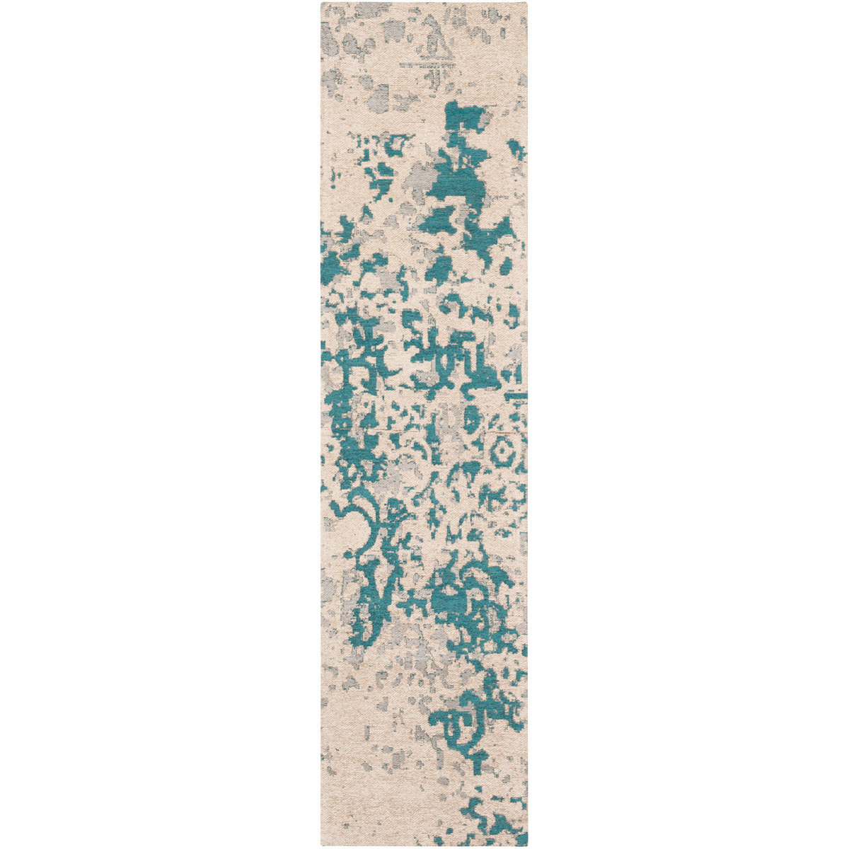 Surya EGT3079-28 Egypt 96 X 24 inch Khaki/Bright Blue/Medium Gray Rugs, Runner