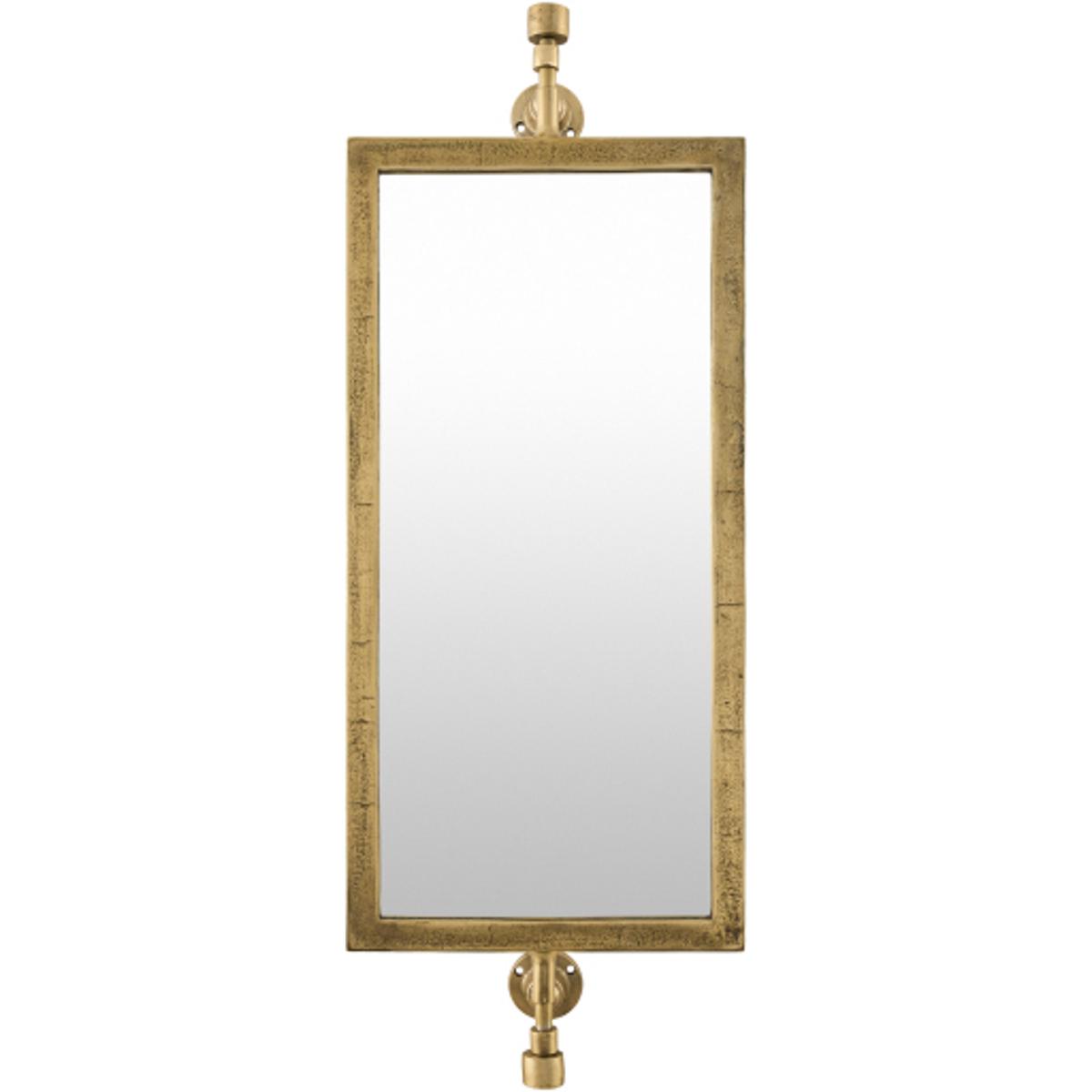 Surya EMME002-4216 Emmeline 41.75 X 15.75 inch Plated Wall Mirror
