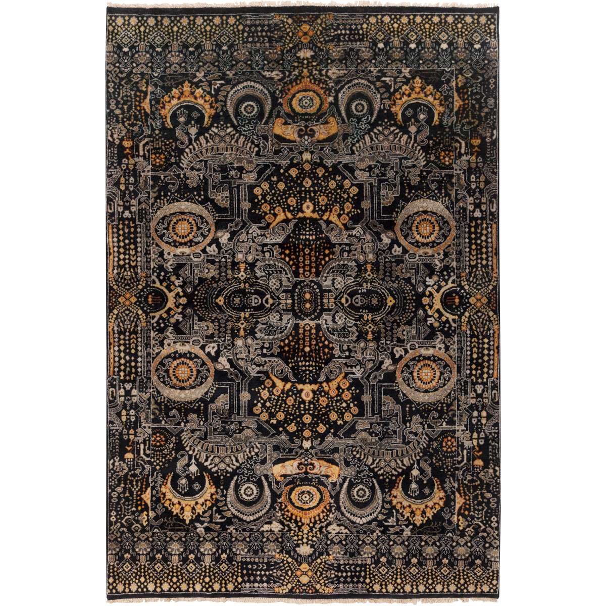 Surya EMS7000-913 Empress 156 X 108 inch Black Rug in 9 x 13, Rectangle