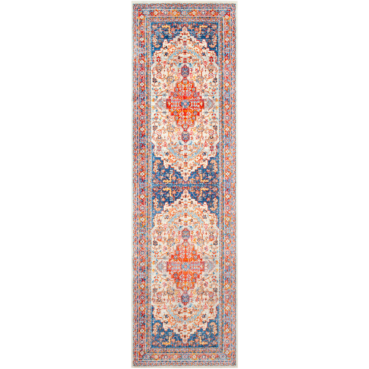 Surya EPC2326275 Ephesians 59 X 31 inch Pale PinkRoseBeigeSky BlueCreamBurnt Orange Rugs Rectangle