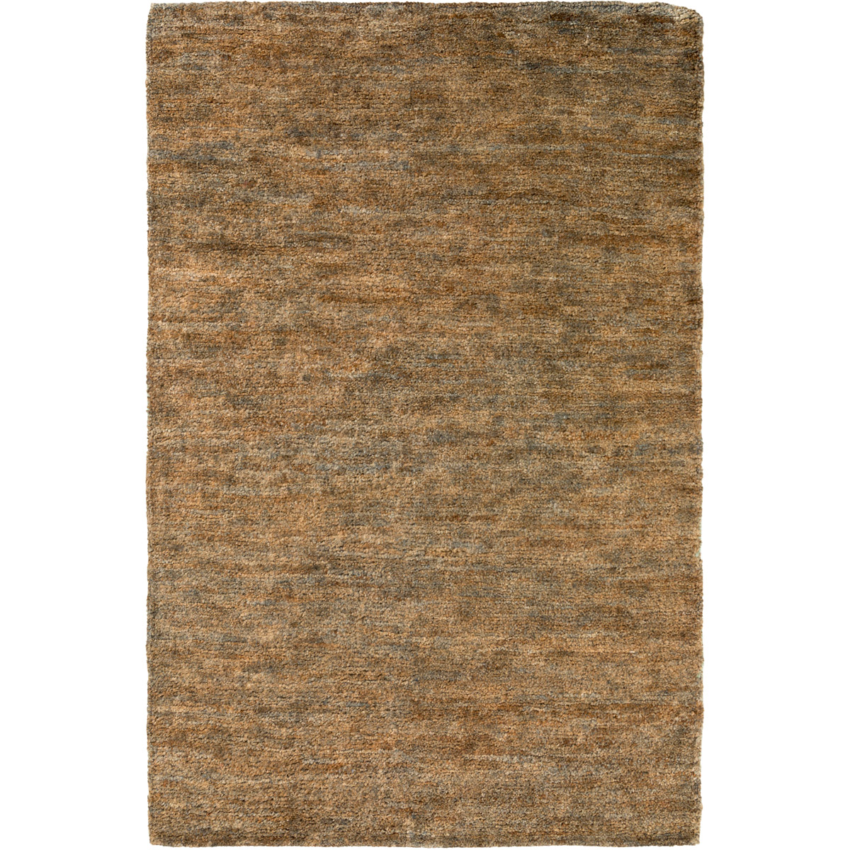 Surya ESL1000-46 Essential 72 X 48 inch Brown and Black Area Rug, Jute
