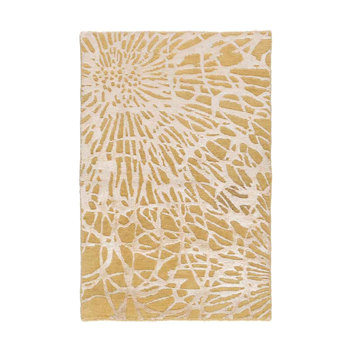 Surya ETI9002-810 Etienne 120 X 96 inch Tan/Ivory Rugs, Wool, Bamboo Silk, and Cotton