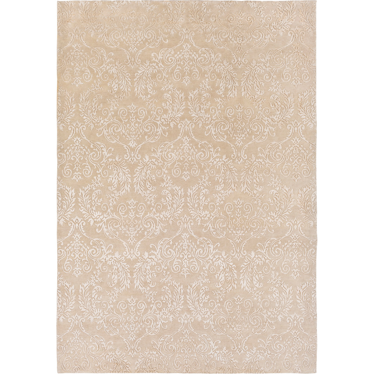 Surya ETI9004-69 Etienne 108 X 72 inch Neutral Area Rug, Wool, Bamboo Silk, and Cotton