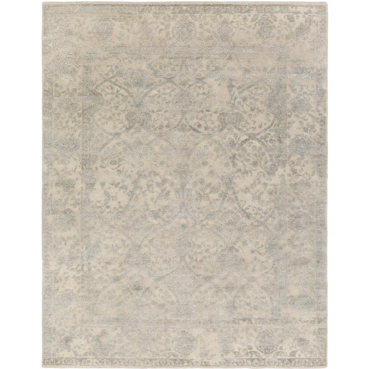 Surya EUP190223 Euphoric 36 X 24 inch Light Gray  Light Slate Handmade Rug