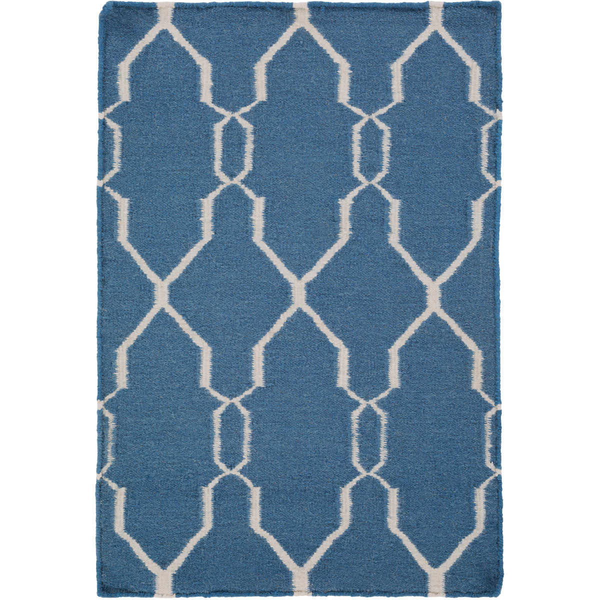 Pippa Flat-Weave Rug - Blue - Blue | Floor Covering, Carpet, Mat, Area Rug