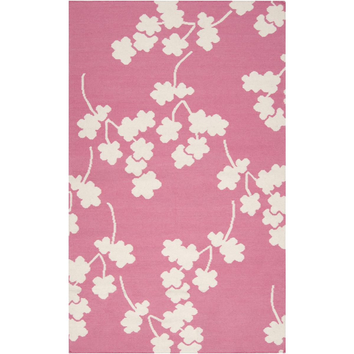 Surya FAL106423 Fallon 36 X 24 inch Bright Pink Beige Rug