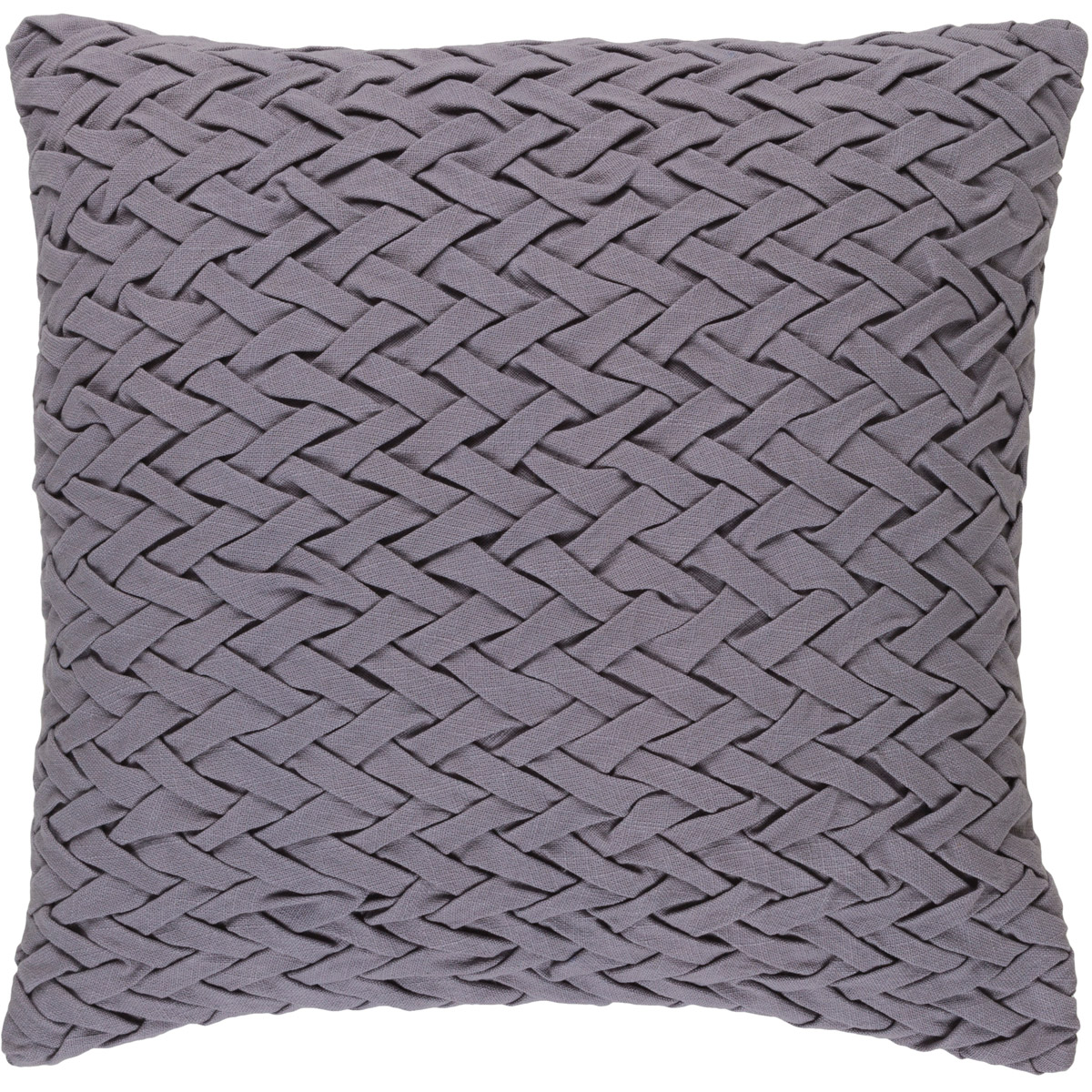 Surya FC004-2222P Facade 22 X 22 inch Light Gray Throw Pillow