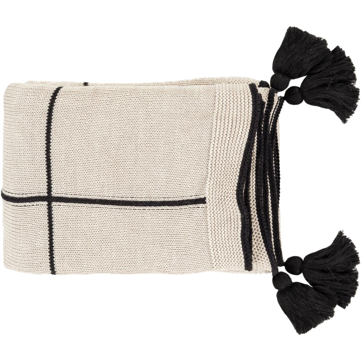 Surya FCK1002-5060 Fleck 60 X 50 inch Beige Throw, Rectangle
