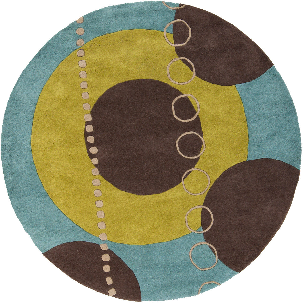 Surya FM7013-99RD Forum 117 inch Green and Blue Area Rug, Wool