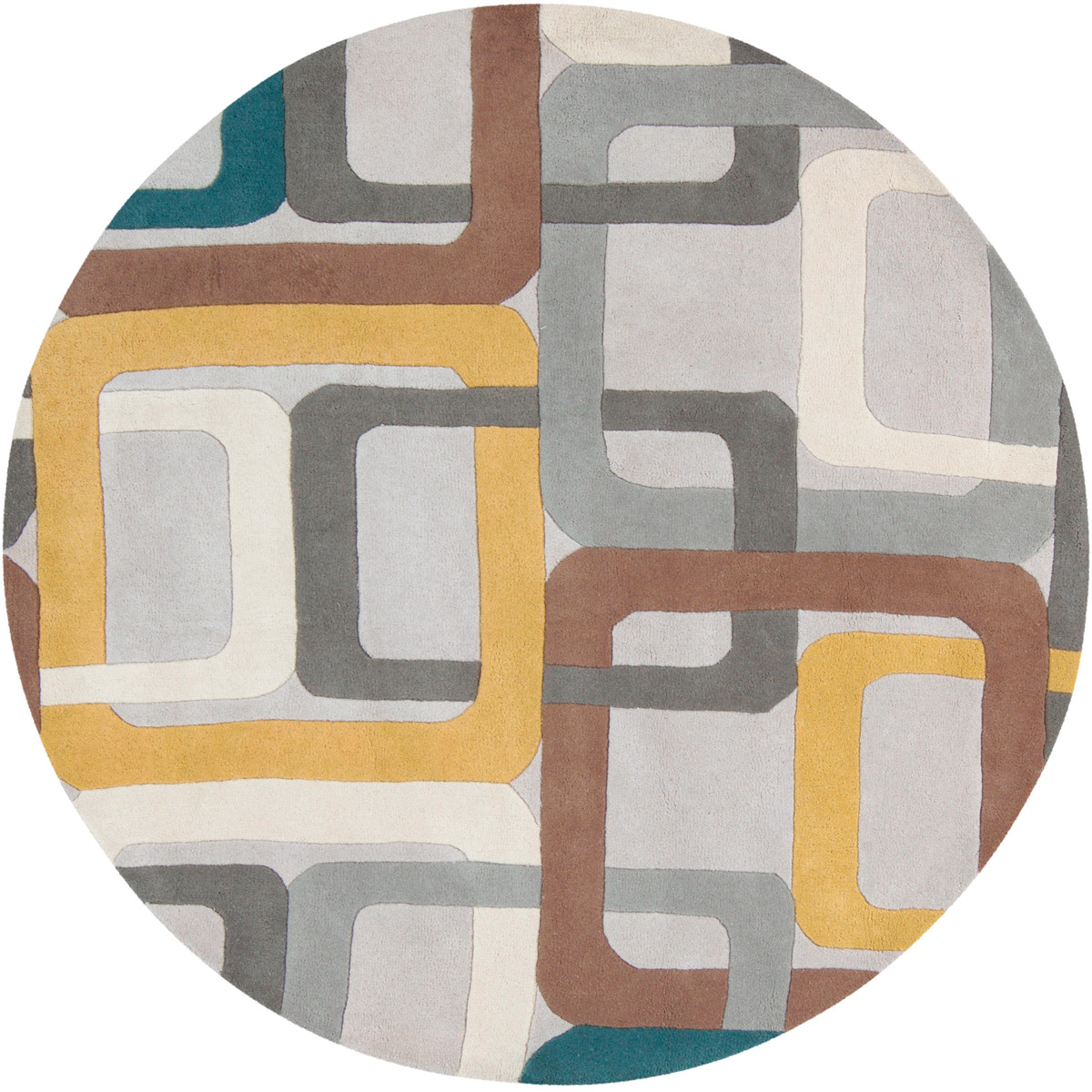 Surya FM7159-99RD Forum 117 inch Dark Blue Rug in 10 Ft Round, Round