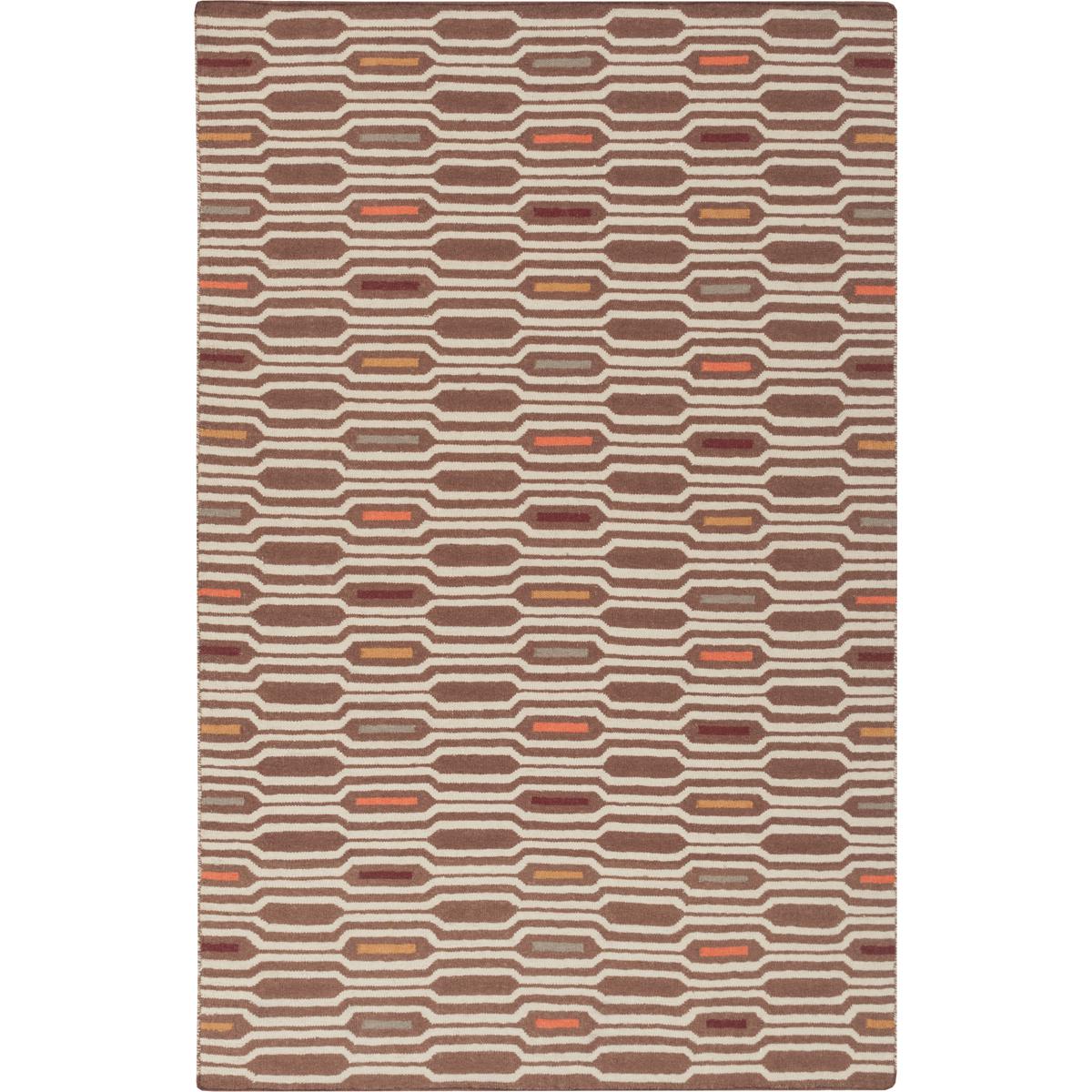 Surya FT506-23 Frontier 36 X 24 inch Dark Brown, Khaki, Camel Rug