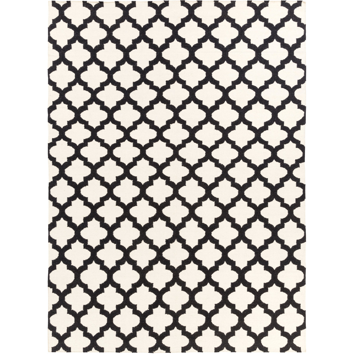 Surya FT546-3656 Frontier 66 X 42 inch Ivory, Black Rug