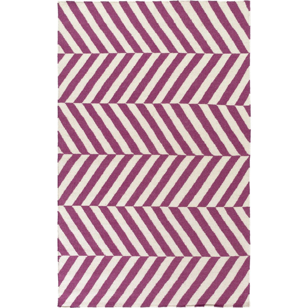 Surya FT58223 Frontier 36 X 24 inch Bright Pink Taupe Rug