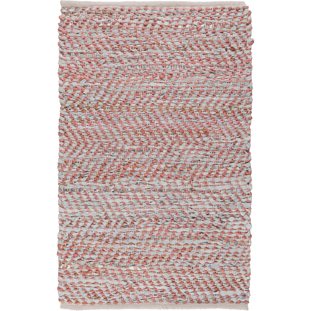 Surya GDE400923 Gideon 36 X 24 inch Aqua Peach Metallic  Champagne Rug