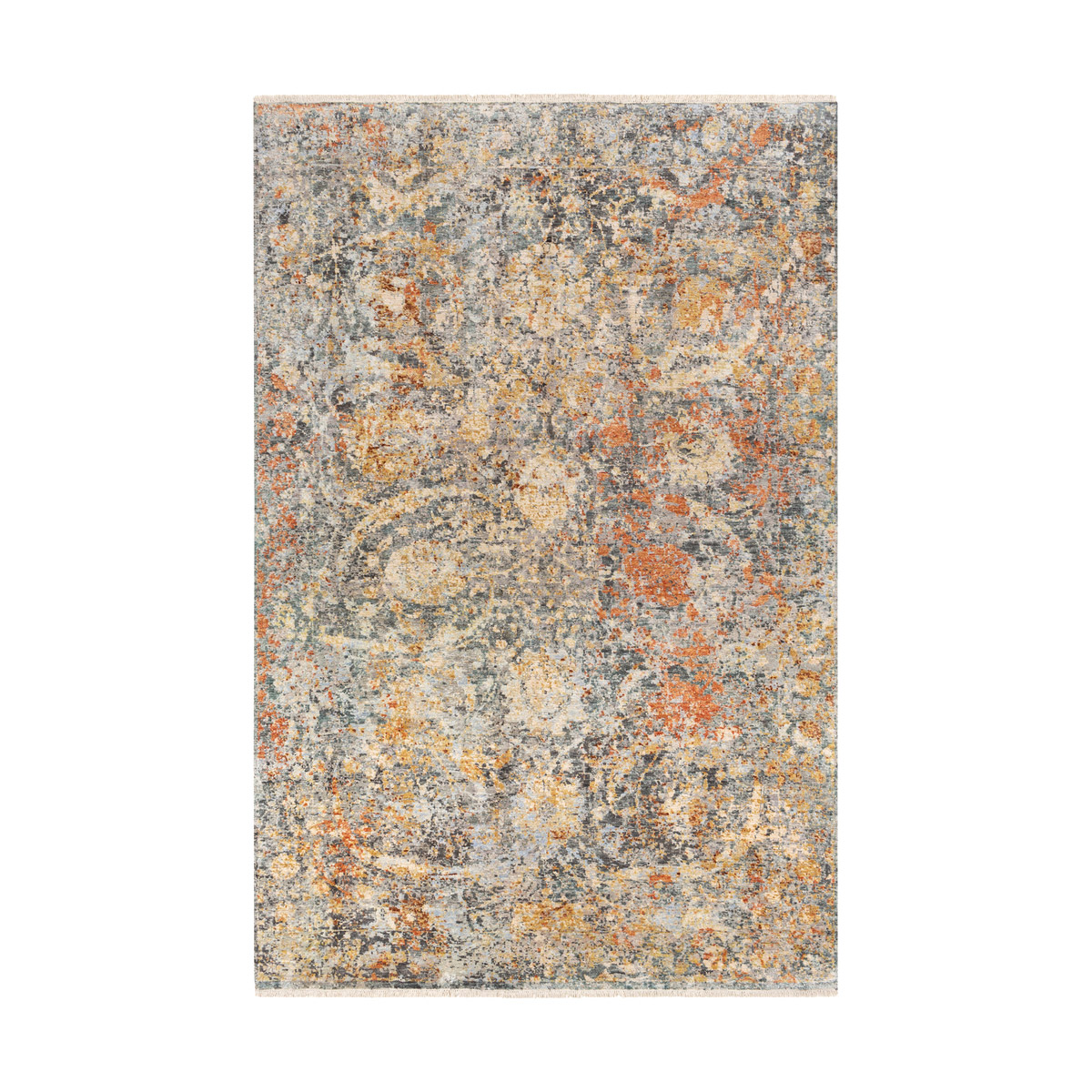 Surya GOV1003-913 Govandi 156 X 108 inch Burnt Orange/Camel/Olive/Charcoal/Teal/Khaki Rugs, Rectangle