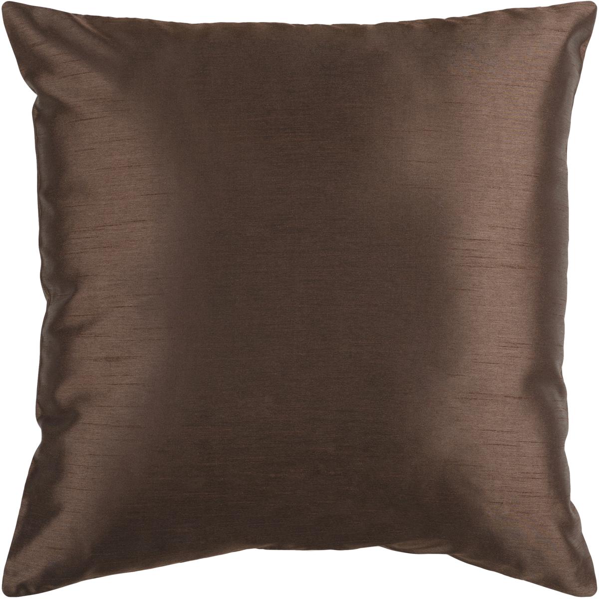 Rug HH040-2222P Square Chocolate Decorative Poly Fiber Pillow 22 x 22 in.