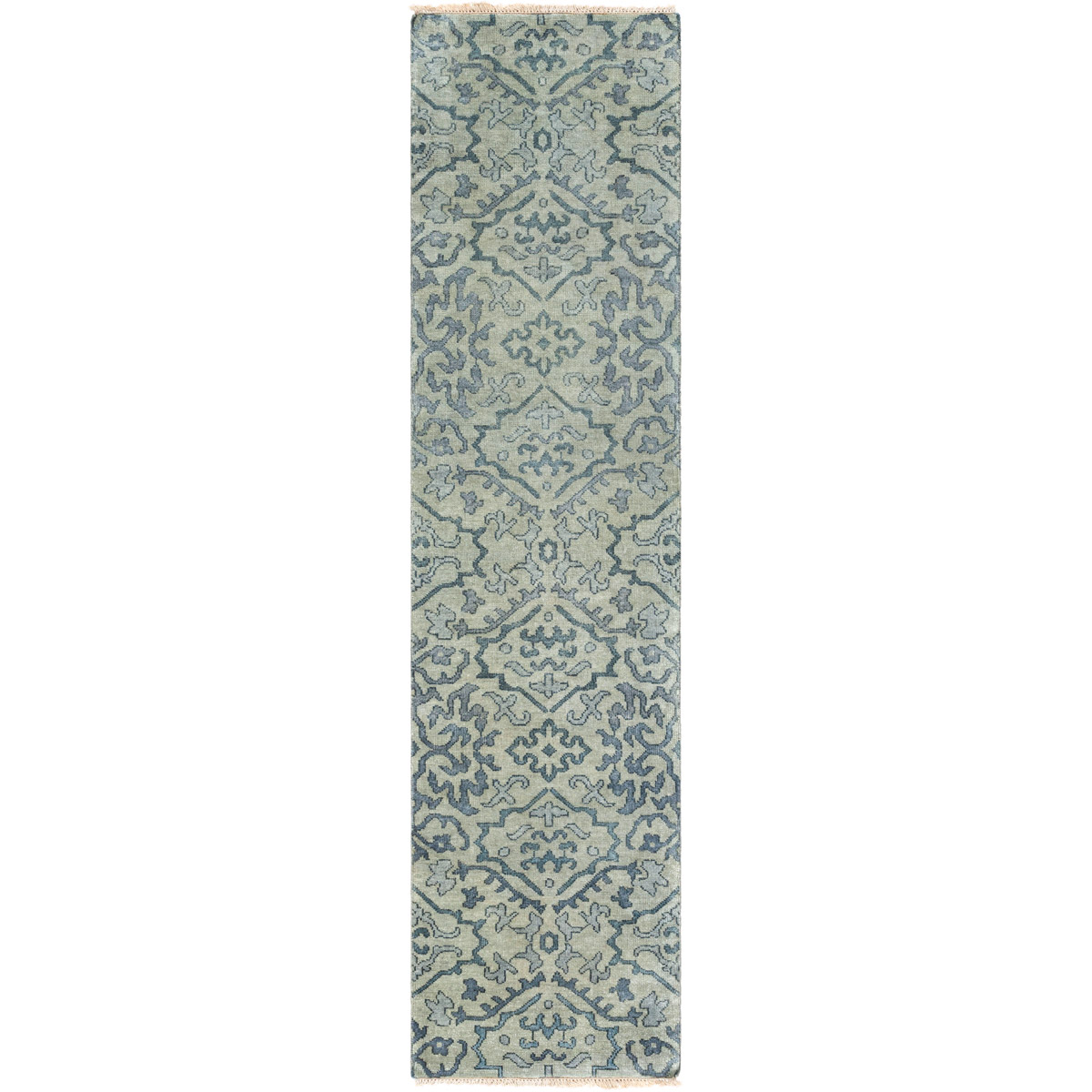 Surya HIL9036-2610 Hillcrest 120 X 30 inch Blue Rug in 2.5 X 10, Runner