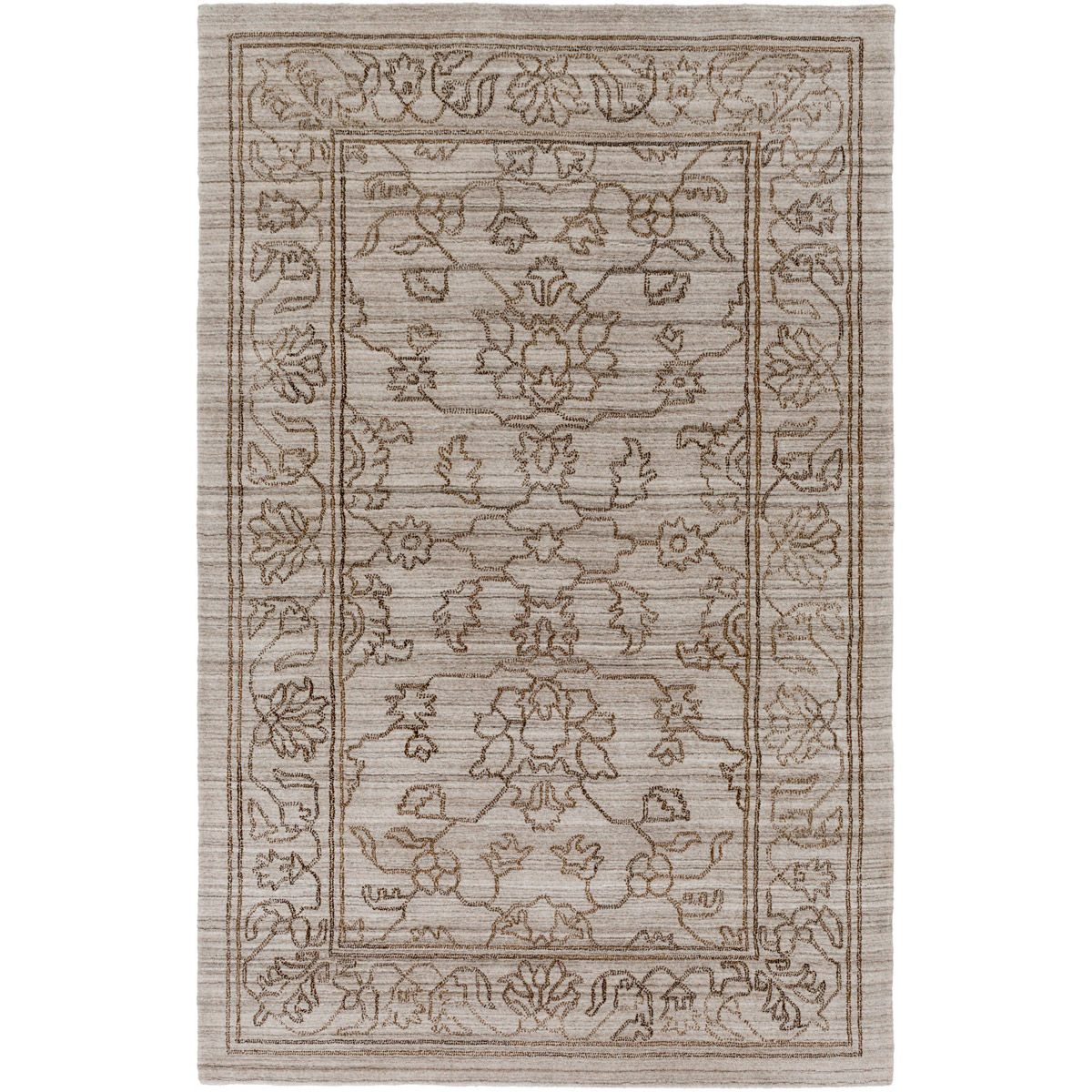 41ELIZABETH 53512-LG Estelle 180 X 144 inch Light Gray Rug, Rectangle