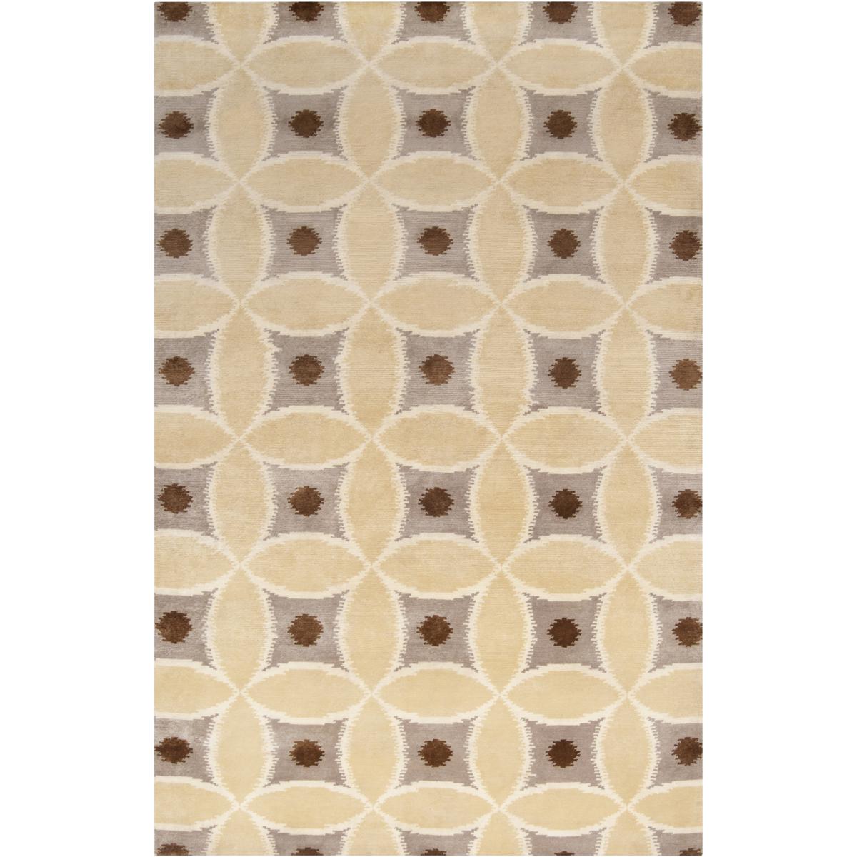 Surya IN859523 Mugal 36 X 24 inch Cream Camel Bright Yellow Dark Brown Rug