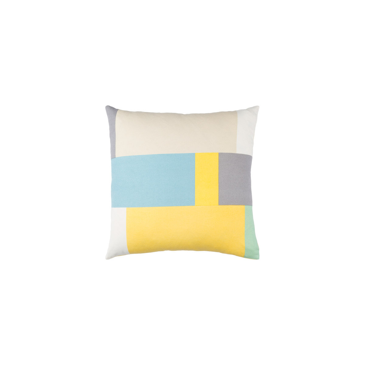 Surya INA010-2020P Lina 20 X 20 inch Butter and Beige Throw Pillow