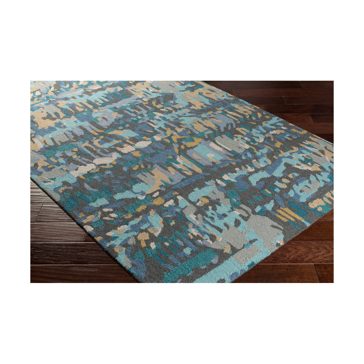 Surya INM1007576 Inman 90 X 60 inch Neutral and Gray Area Rug, Wool eBay