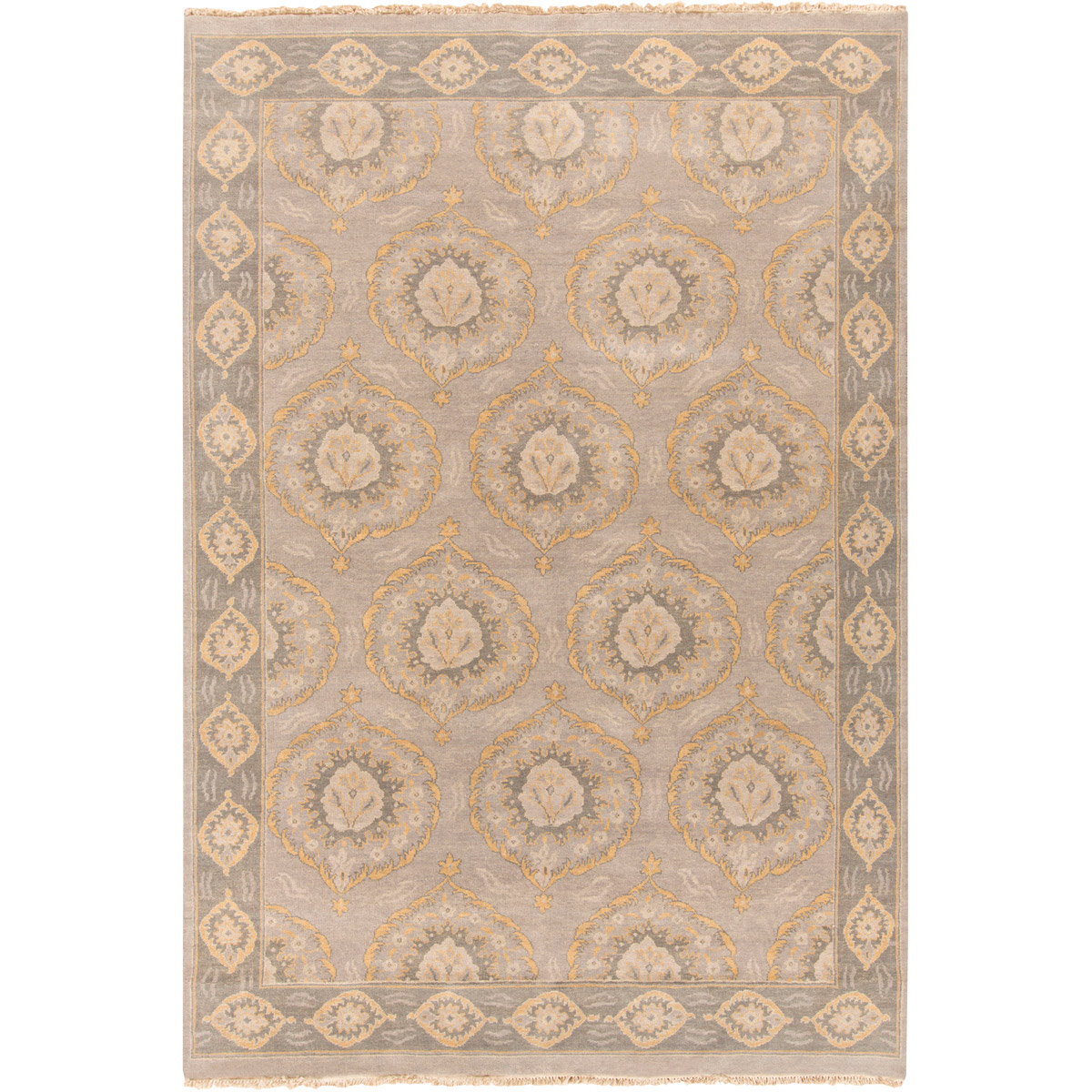Surya JDE3002-912 Jade 144 X 108 inch Neutral and Brown Area Rug, Wool