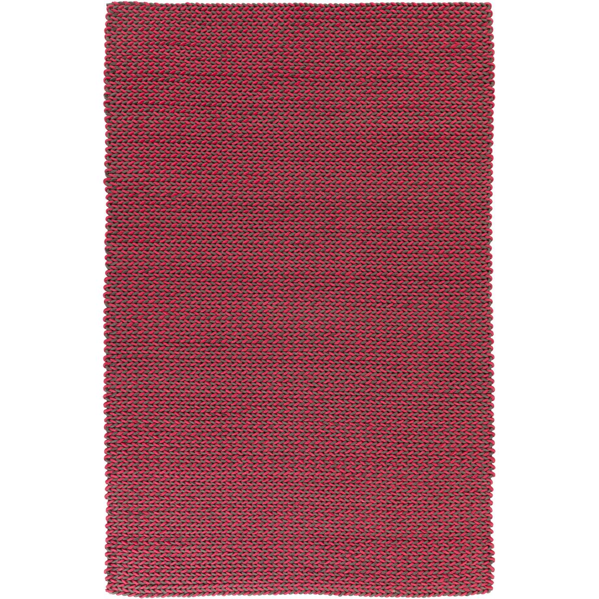 Surya JNO100523 Juno 36 X 24 inch Bright Pink Dark Brown Rug
