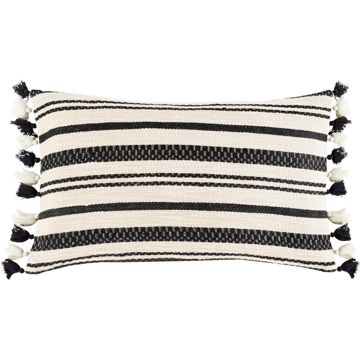 Surya JTI004-1220P Justine 20 X 20 inch Beige Pillow Kit in 12 x 20, Lumbar