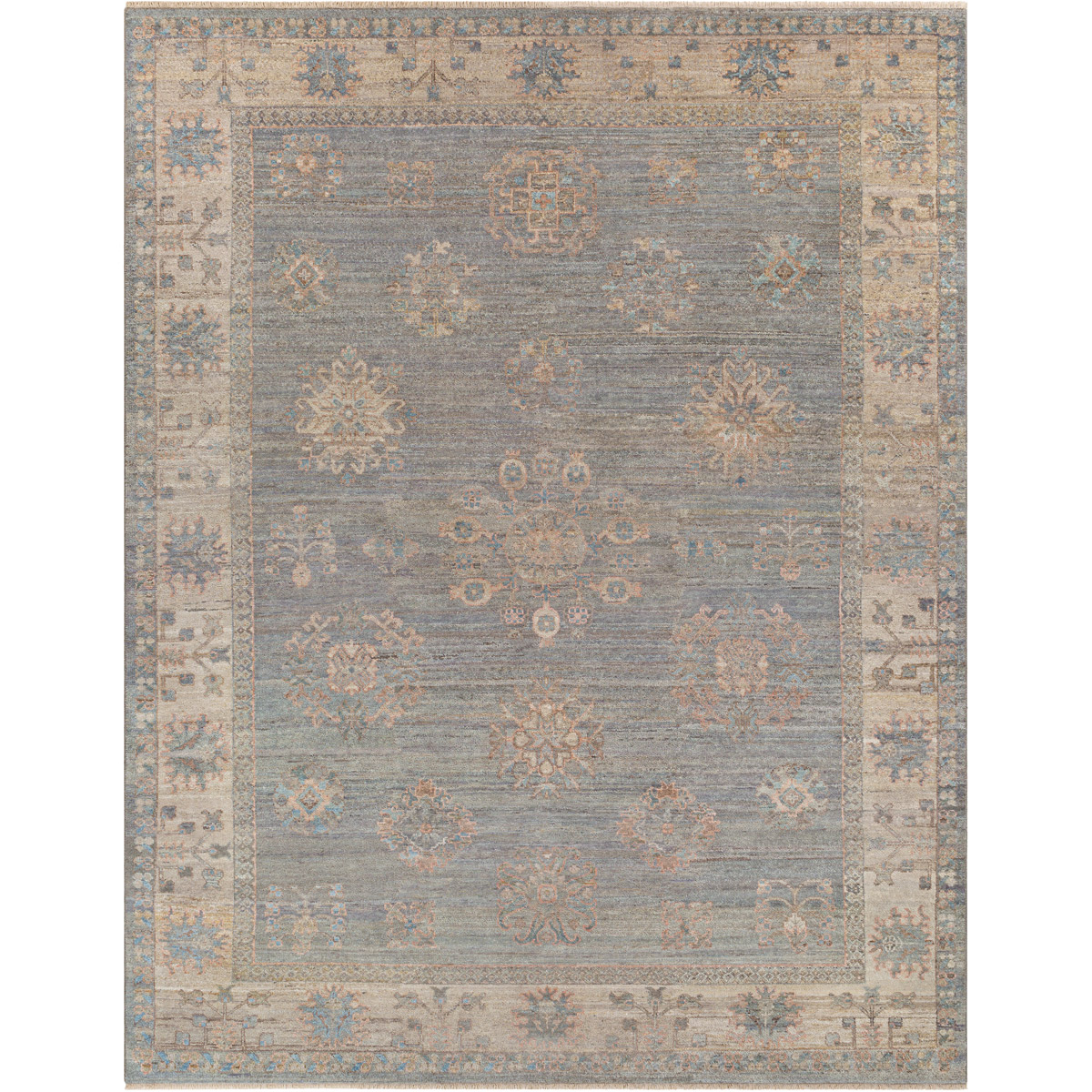 Surya KHT2303-69 Khotan 108 X 72 inch Sage Rug, Rectangle