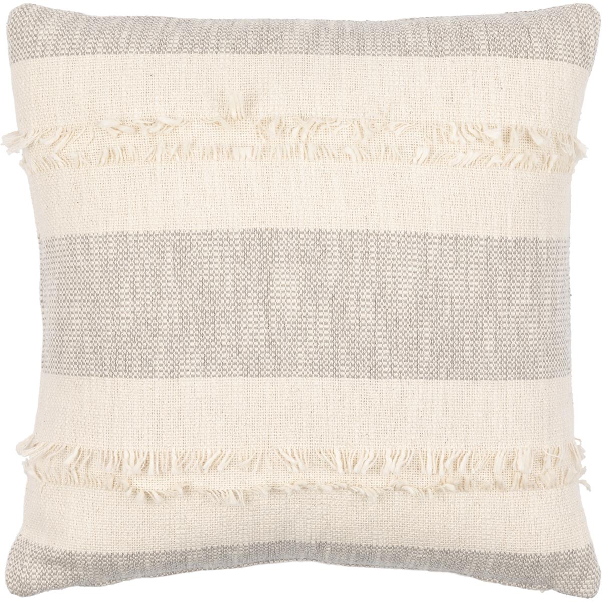 Surya KIF002-2222P Kiefer 22 inch Gray Pillow Kit in 22 x 22, Square