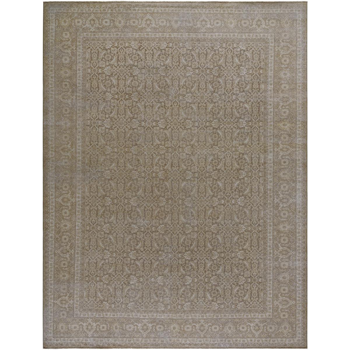 Surya KMN2300-1014 Kerman 168 X 120 inch Khaki / Nickel / Ash Handmade Rug in 10 x 14