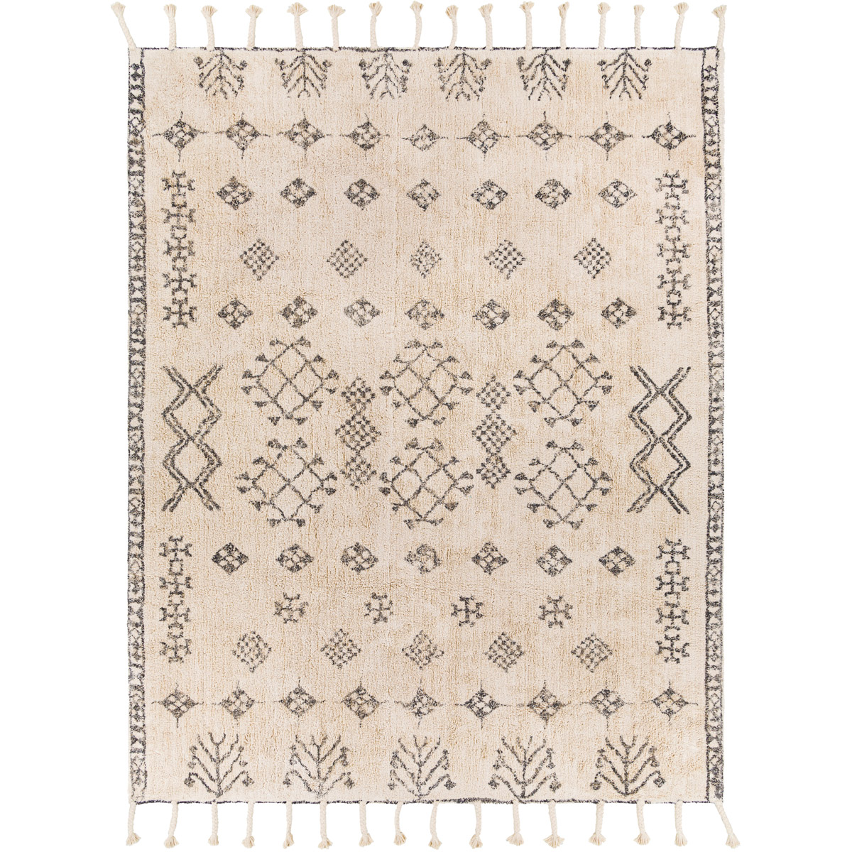 Surya KMS2309-810 Khemisset 120 X 96 inch Light Grey Rug in 8 x 10, Rectangle