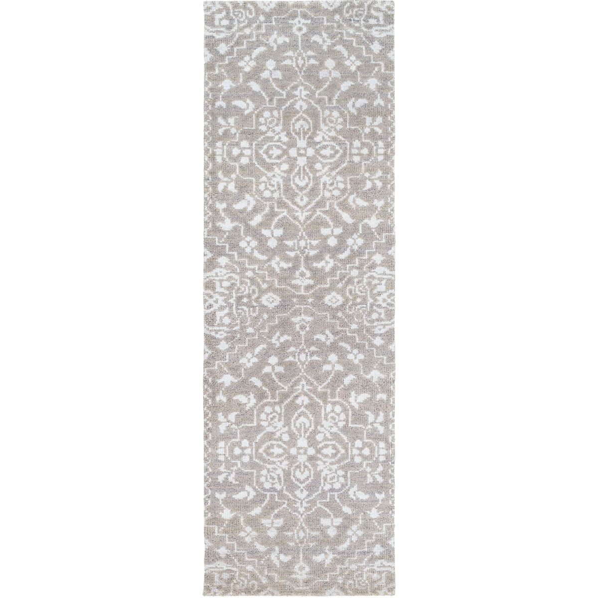 41ELIZABETH 53969-LG Varrius 36 X 24 inch Light Gray/Silver Gray Rugs, Wool and Viscose