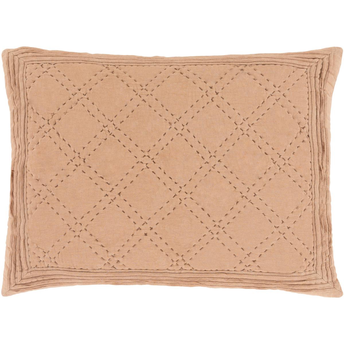 KOJO2002-S 20 x 26 in. Kojo Bedding, Camel & Brown