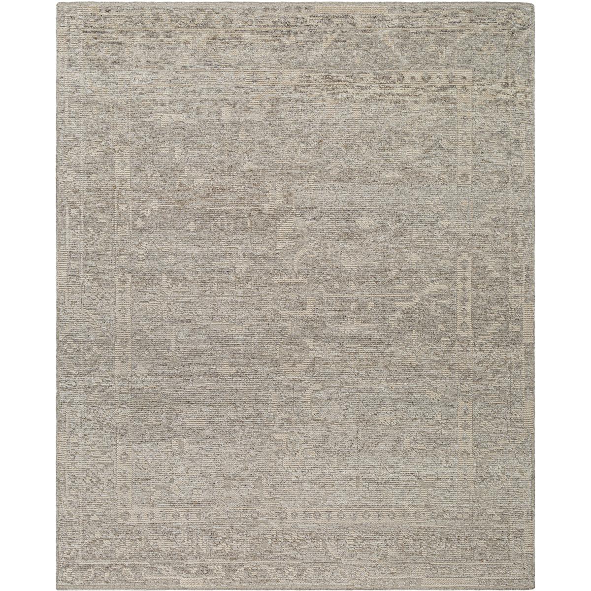 Surya KRY2302-23 Kimberly 36 X 24 inch Warm Grey / Metallic - Silver / Sage Handmade Rug in 2 x 3