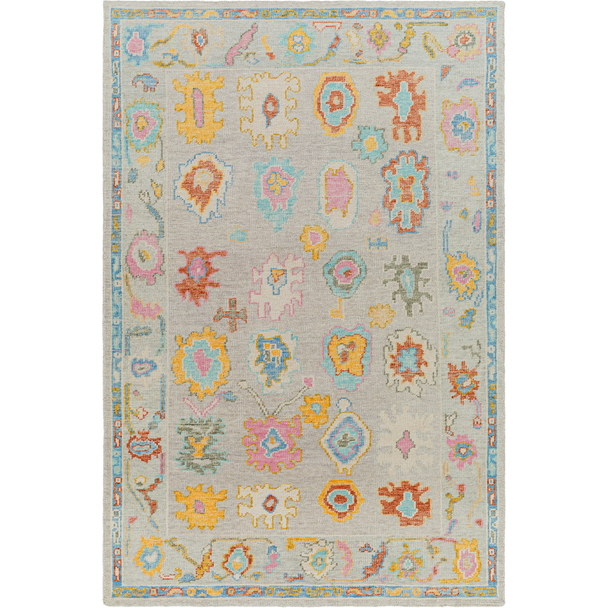 Surya KSA230323 Kars 36 X 24 inch Yellow Rug Rectangle