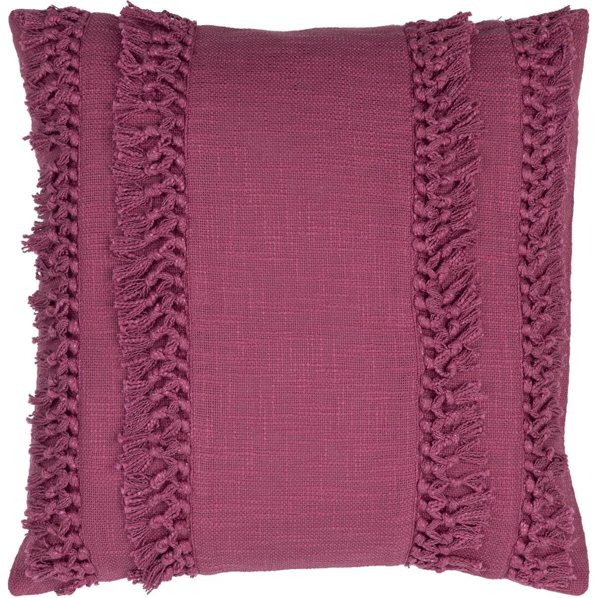 KTE003-1818P 18 x 18 in. Katie KTE-003 Pillow Cover with Polyester Insert, Bright Purple